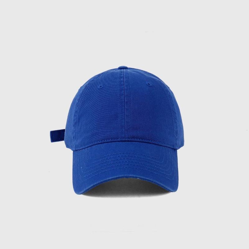 

Summer solid color baseball cap men s and women s black soft top cap tide Adjustable королевский синий