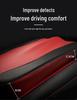 Cross-Border Memory Foam Car Seat Cushion - Matte, No Decoration, Bread Edge Design