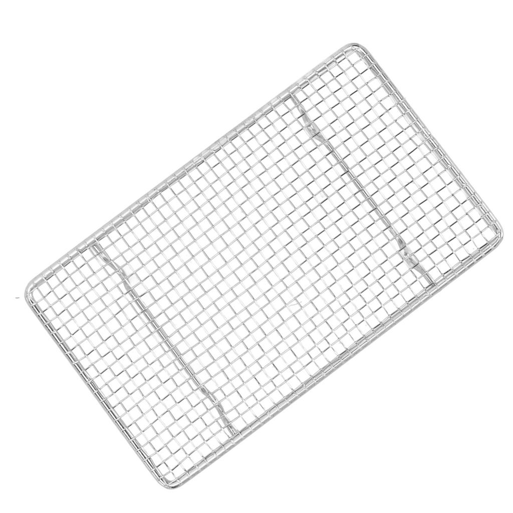 Griglie di Raffreddamento per Cottura in Forno in Acciaio Inossidabile Griglia da Cucina Resistente alle Alte Temperature Sicura per Forno per Cottura Arrosto Grigliatura Rettangolare 19,2 CM