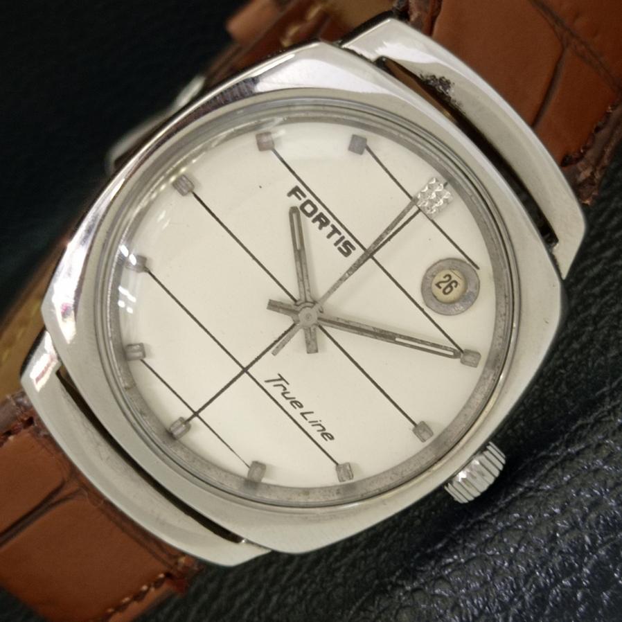 

DATE @ 1 FORTIS AUTOMATIC SWISS MENS WHITE DIAL WATCH a430907-2 R104-a430907