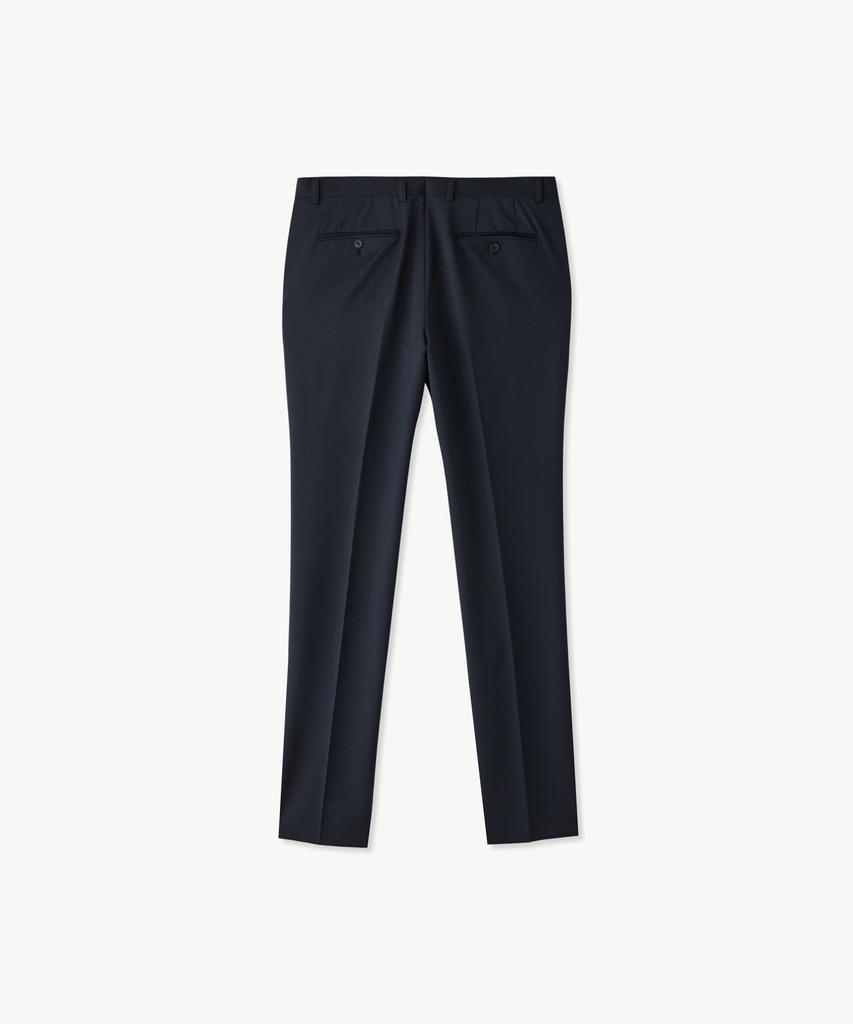STCO (10-Year Suit) Wool Blend Four-Way Stretch Formal Pants_Navy (Classic Fit)_Sslwz62Csn