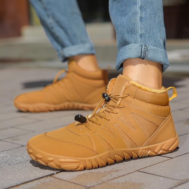 Winter Outdoor Snow Boots, Men and Women Wear Waterproof Non-slip Padded Thickened Warm New Couple Shoes