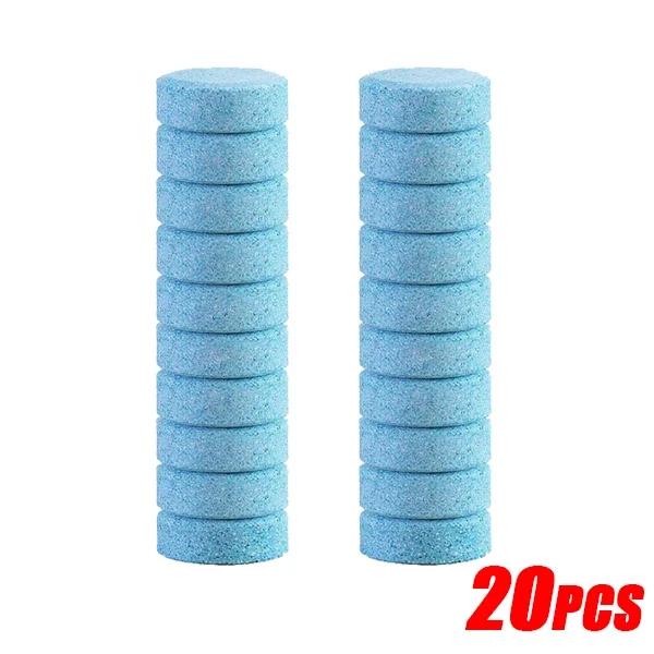 Car Effervescent Tablets Windshield Cleaner Windscreen Wiper Washing Home Toilet Window Cleaning Tabet Solid Washer 60-1pcs