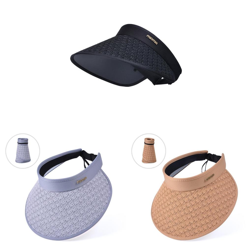 Summer Sun Protection Hat With Large Brim For Outdoor Activities In Breathable Paper Mesh Fabric