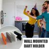 Duvara Monte Edilen Dart Tutucu Dart Saklama Rafı 6 Yuvalı Dart Düzenleyici Ev Oyun Odası Kulüp Ofis için Teşhir Rafı Dart Tahtası Aksesuarı