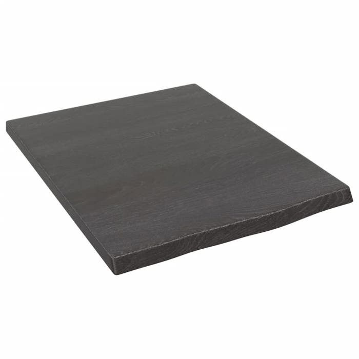 VidaXL Bathroom Countertop Dark Grey 40x50x2 Cm Treated Wood 3156191