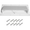 RV Vent Cover - Camper Exhaust Vent with Locking Damper White