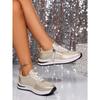 New Summer Women's Flat Shoes Wide Width Round Toe Solid Color Lace-Up Casual Shoes