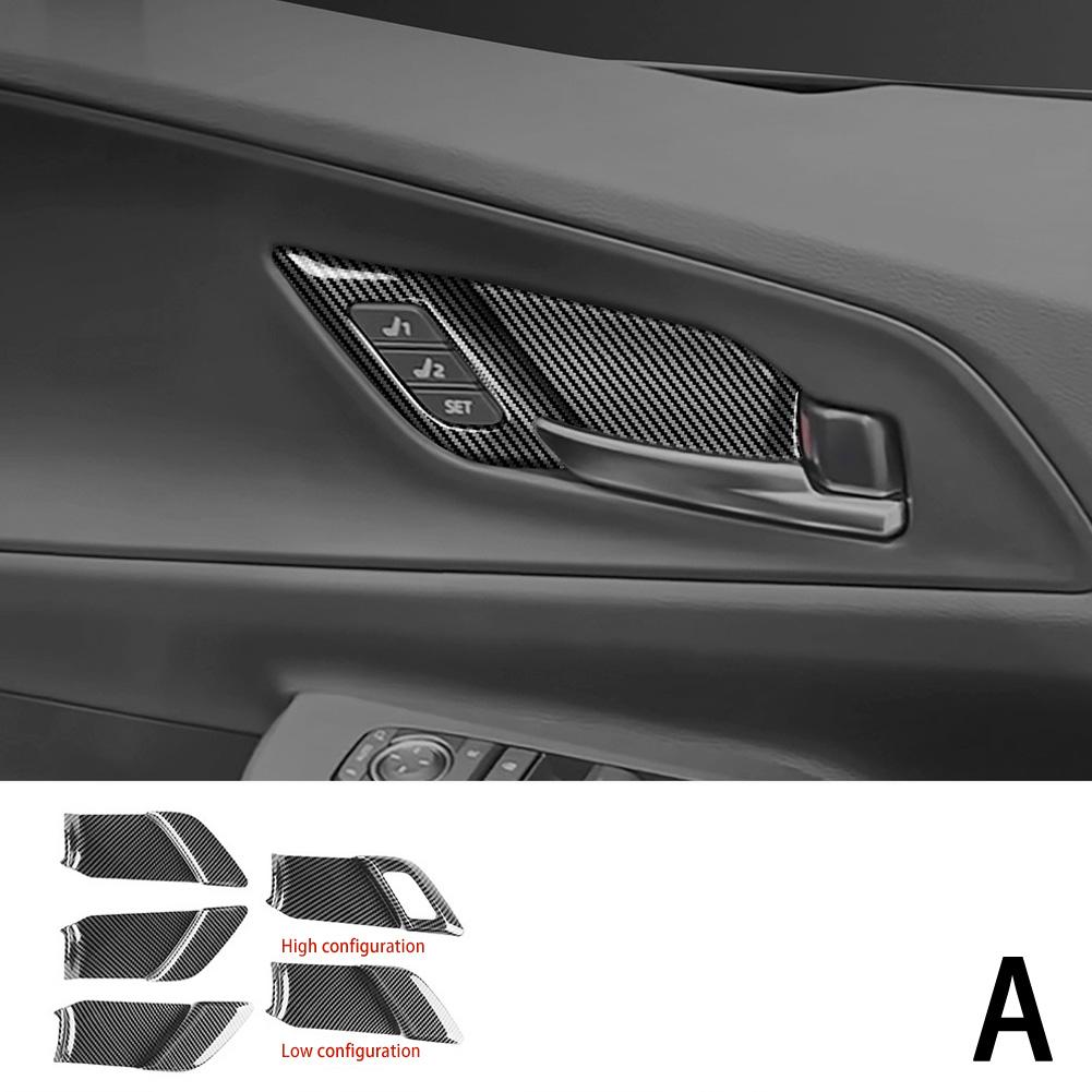 For Toyota PRIUS 60 Series 2023 2024  Inner Door Bowl Panel Inside Handle Protector Cover Interior Mouldings Auto Style Sticker