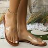 Women's Sandals 2025 Summer Shoes Women Flat Sandals Soft Pu Leather Sandalias De Mujer Summer Sandals Women Beach Footwear