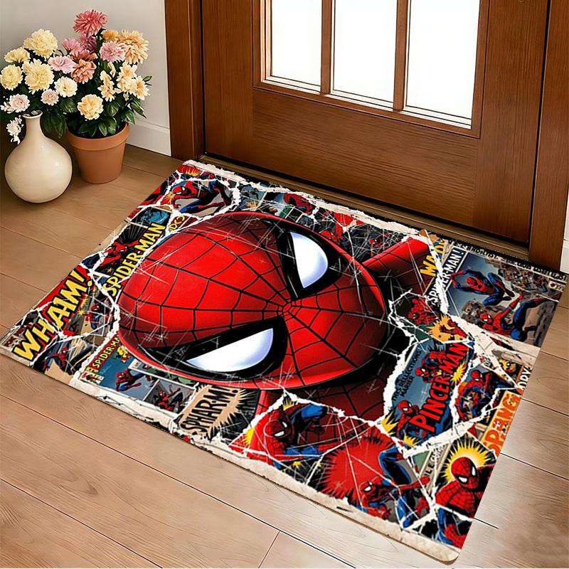 Spiderman Comics Living Room Nonslip Area Rug Soft Carpet For Bedroom Game Playroom Sofa Office Home Decor Doormat Christmas Gift C922125