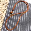 Cowhide Genuine Leather Car Key Ring Keychain Holder Moto Key Chain Cell Phone Lanyard ID Badge Holders Neckline Neck Straps