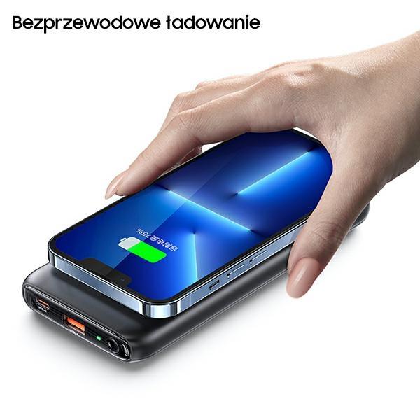 Usams Powerbank Pb62 10000Mah 20W        Qc3.0+Pd Magnetic Wireless Fast Charge Niebieski/Blue 10Kcd17104 (Us-Cd171)