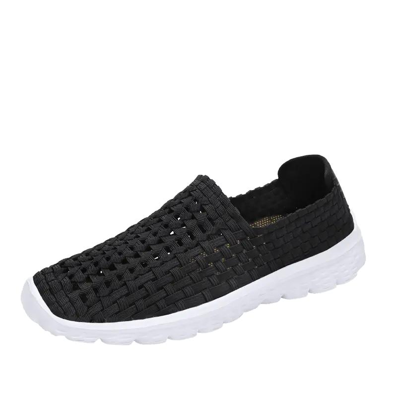 Erkek Slip on Hollow Woven Günlük Ayakkabı Upstream Ayakkabılar