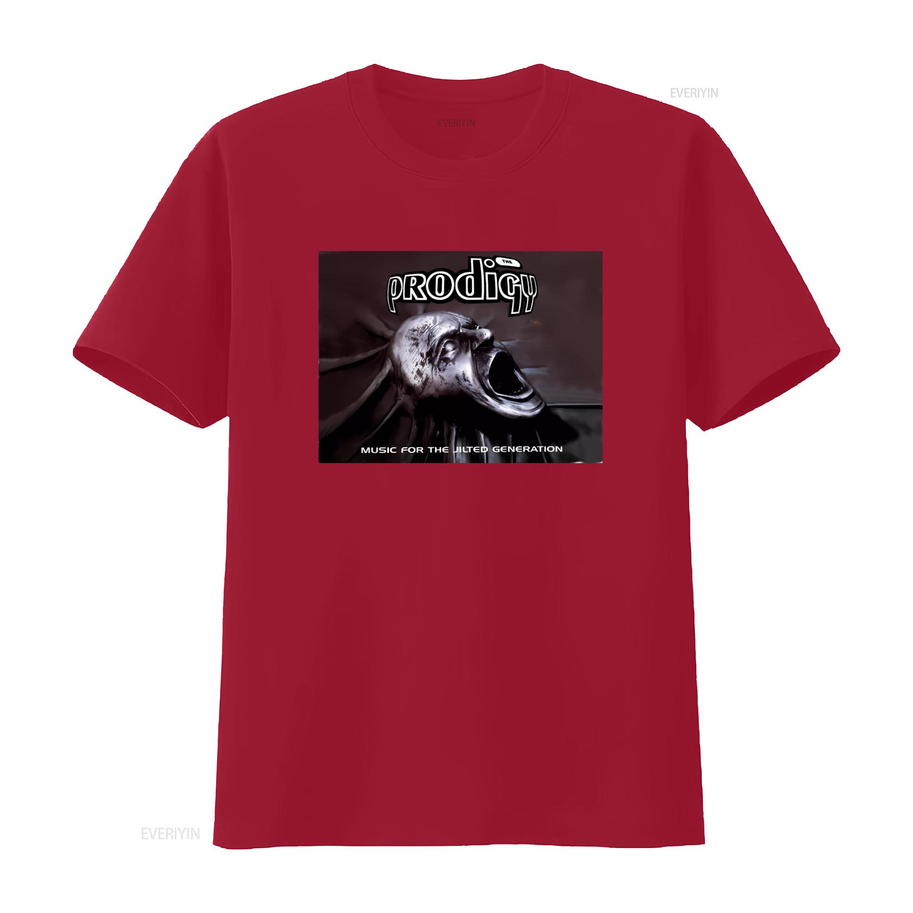 

The Prodigy Music for Jilted Generation Electronic Rock T Shirt One Love Design vintage Washed graphic Stretched Stylish homme S