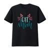 Cat Mom Fashionable Women S T Shirt  Summer Top with Unique Print and Comfortable Micro Stretch Fabric Lover S Vintage Washed
