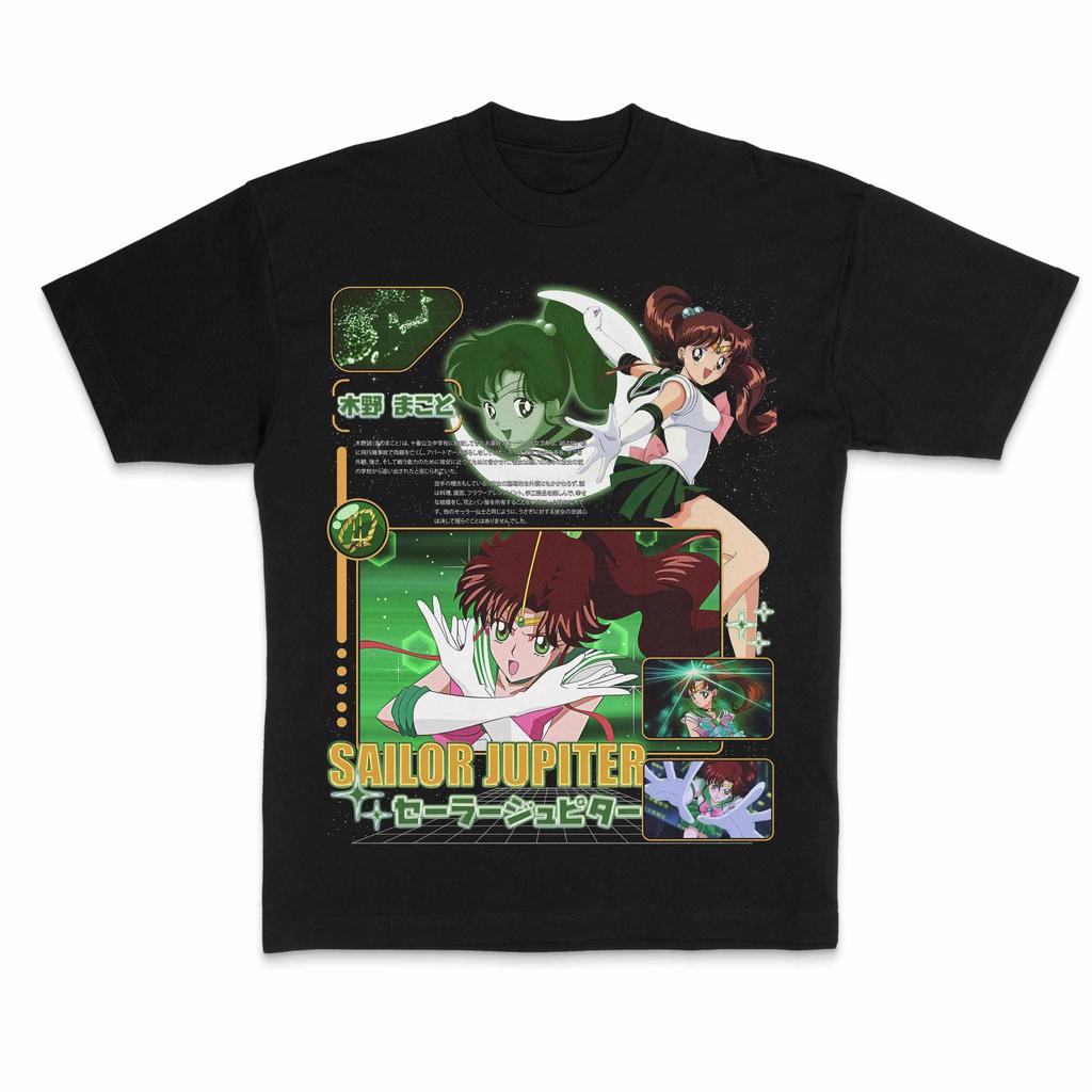 Sailor Moon Sailor Venere (Minako Aino) T-shirt Oversize Grafica Anime Bootleg Anni '90 Vintage, Maglietta Streetwear Ragazza Magica Retro, Top Casual Unisex