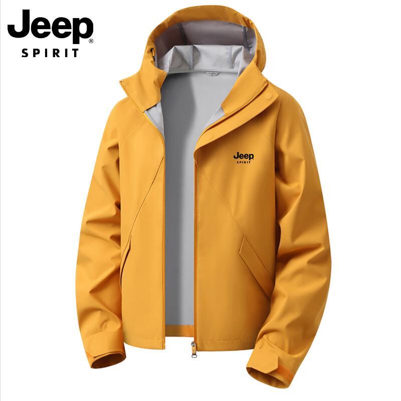 Jeep Men's Spring/Autumn Outdoor Windbreaker Jacket