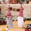 Christmas Gnome Wine Bottle Cover Handmade Plush Elf Decoration Holiday Red Wine Sleeve for Thanks Giving Christmas Table Decor