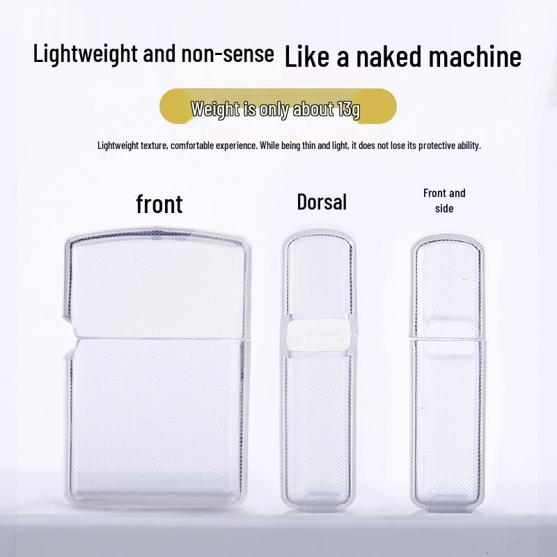 ZORRO Lighter Protective Drop-Proof Transparent Soft Case