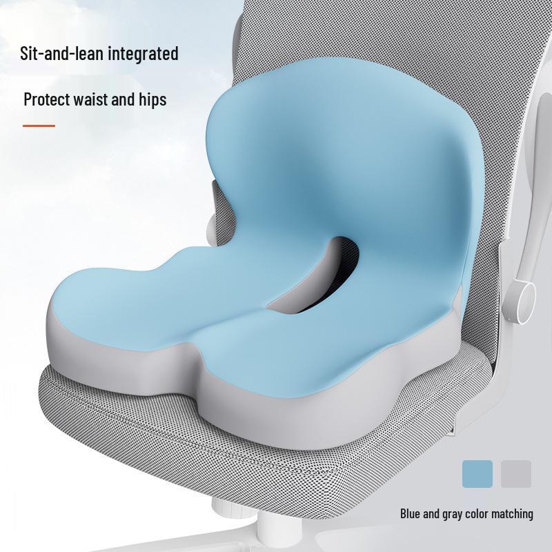 

Integrated Office Chair Cushion & Backrest Support Set for Long Sitting - Ergonomic Waist Protection for Students and Adults 44 x 42 x 32 cm
