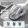 Wireless Mouse Bluetooth Mute Rechargeable Bluetooth Dual Mode Notebook Desktop Tablet Office Game