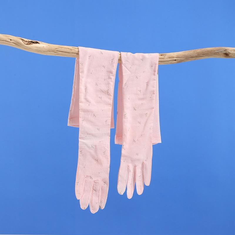 Ice Sleeve Sunscreen Gloves Ladies Summer Sleeves UV Protection Hand Sleeves Ice Silk Sleeves Cool Driving Outdoor Ice Sleeves