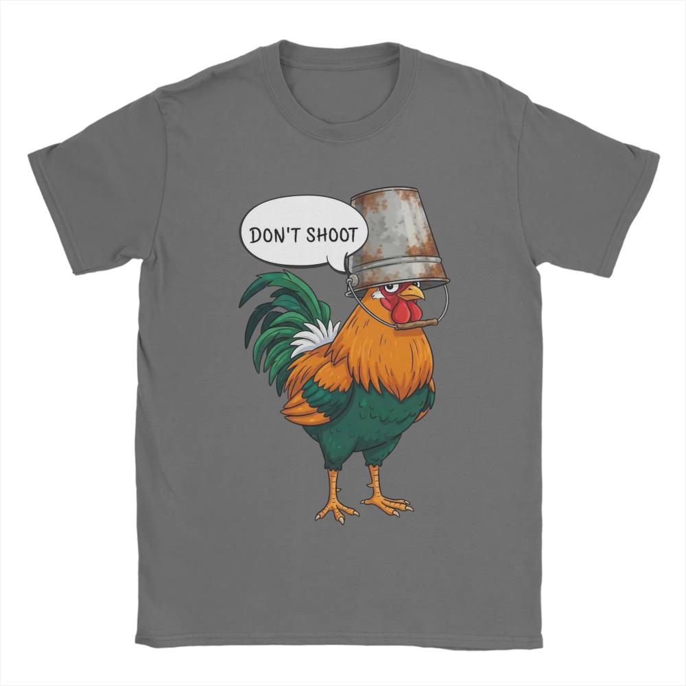 

ARC Raiders Don t Shoot T-Shirts for Men Women Vintage Cotton Tee Shirt Crew Neck Short Sleeves Printed T Shirts Clothing 2XL