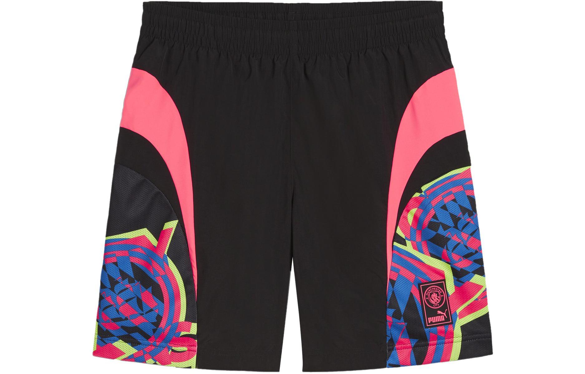 PUMA MCFC FTBLNRGY WOVEN SHORT Casual Shorts Men s Black 774403-16 S