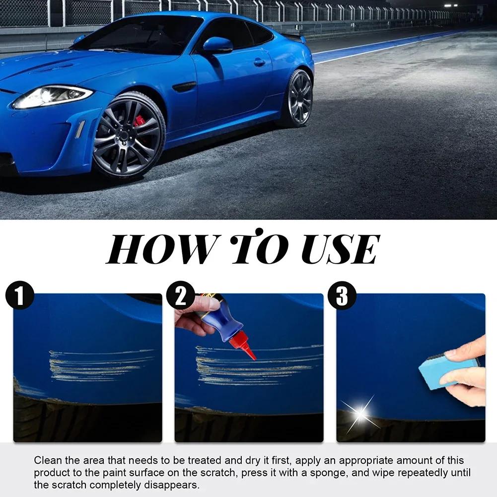 100ML Car Paint Care Scratch Repair Agent Car Scratch Repair Polishing Paint Scratch Agent Cleaning and Washing Decontamination