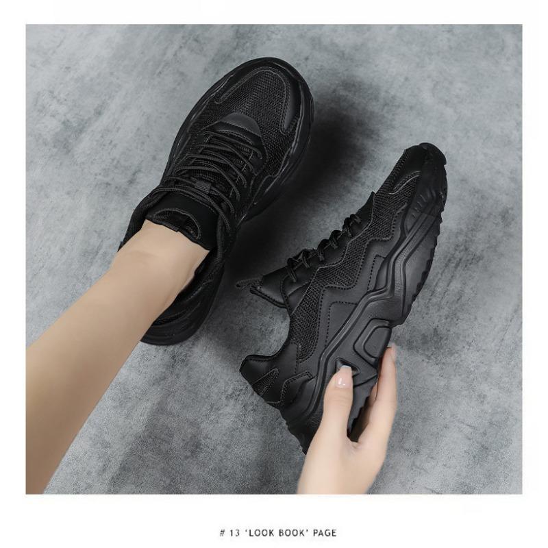 Women's Shoes Sneakers Running Shoes Walking Shoes Students Korean Higher Thick Bottom Tide Comfortable Versatile