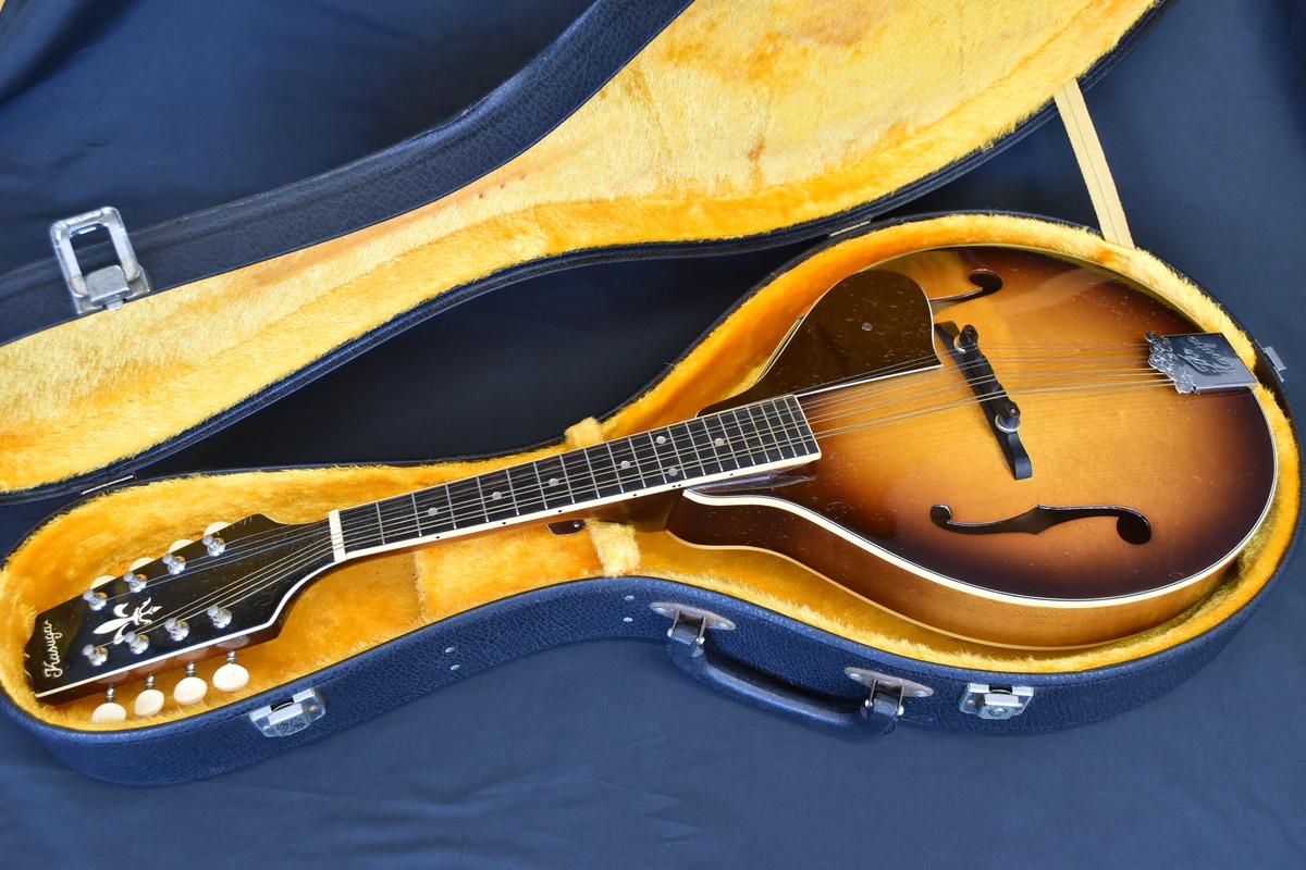 Плоская мандолина Kasuga M-25 с жестким кейсом из Японии