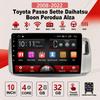 2Din Android Car-Play Car Radio,Toyota Passo Sette Daihatsu 2008-2022,Multimedia Player Head Unit Stereo GPS Navigation BT WIFI,2+32GB