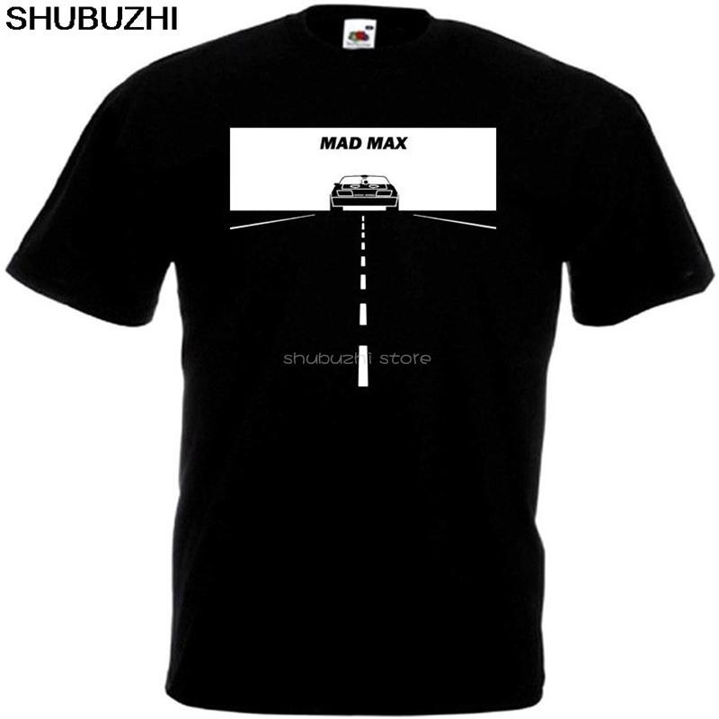 

Mad Max I v12 Tshirt black movie poster all sizes S5XL Summer Short Sleeves Cotton Fashiont Shirt High Quality sbz6170 S