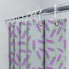 Floral Shower Curtain Botanical Nature Lavender Plants Bathroom Decor Waterproof Fabric Vintage Farmhouse Style Home Textile
