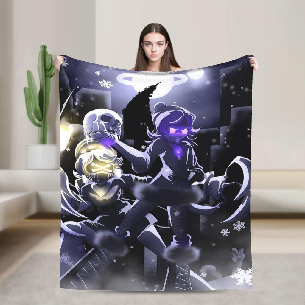 Murder Drones  Blanket Quality Super Soft  Bedding Throws Winter Children Home Decor Aesthetic Bedspread