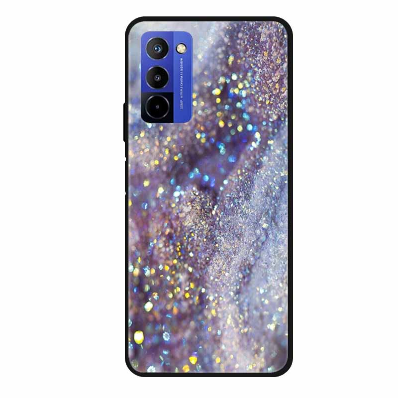 Für Wiko 10 Hülle Marmor 6,75" TPU Weiches Silikon Rückseite Handyhülle für Wiko 10 Wiko10 Coque Cartoon Antischock Stoßfest Funda