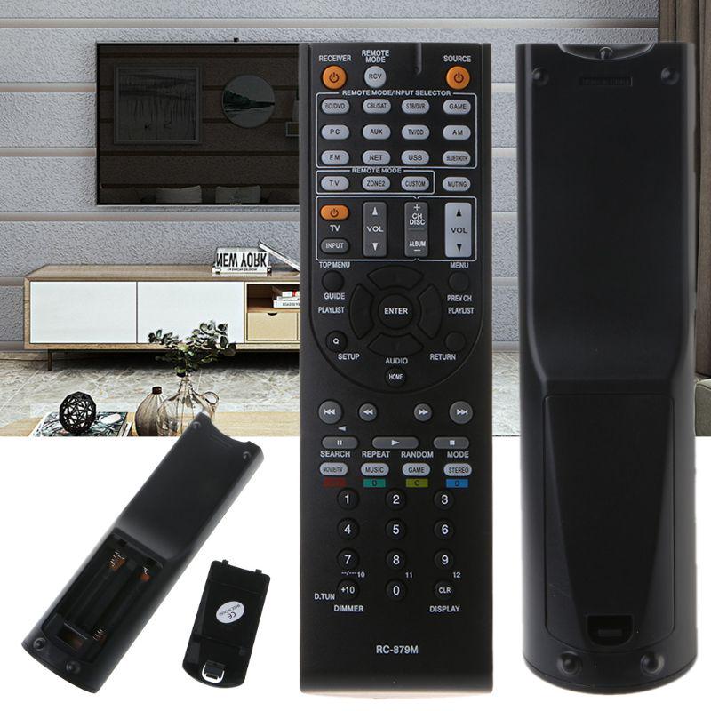 RC-879M Remote Control Contorller Replacement for Onkyo AV Receiver TX-NR535 TX-SR333 HT-R393 HT-S3700 Amplifier