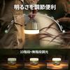 SAMUUN LED Lantern with Remote Control, Night Light, Camping Lantern, Compact, USB-C Rechargeable, IPX5 Waterproof, Color/Brightness Memory, Built-in