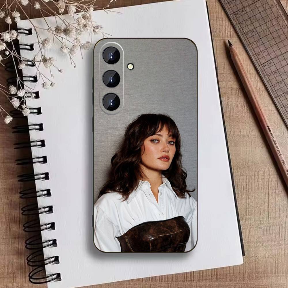 Ella Purnell Phone Case For Samsung Galaxy A73,A72,A71,A70,A52,A51 Others Soft Black Cover