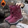 Men’s Winter Snow Boots Women Waterproof Hiking Boots Unisex Durable Outdoor Boots