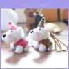 West Highland Dog Plush Keychain Stuffed Animal Toy Bag Charm Gift For Kids Pet Lovers