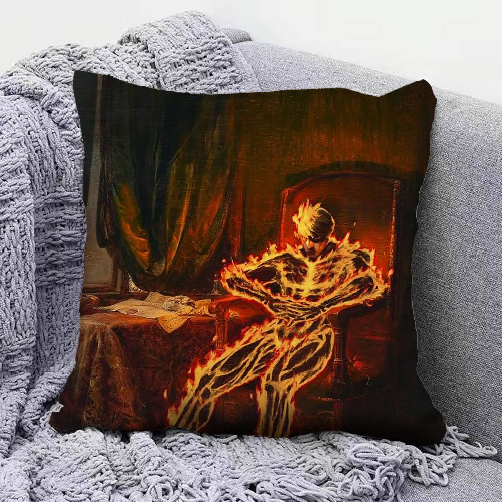 Fire Punch Agni Home Sofa Cushion Covers and Aecorative Custom Pillow Covers