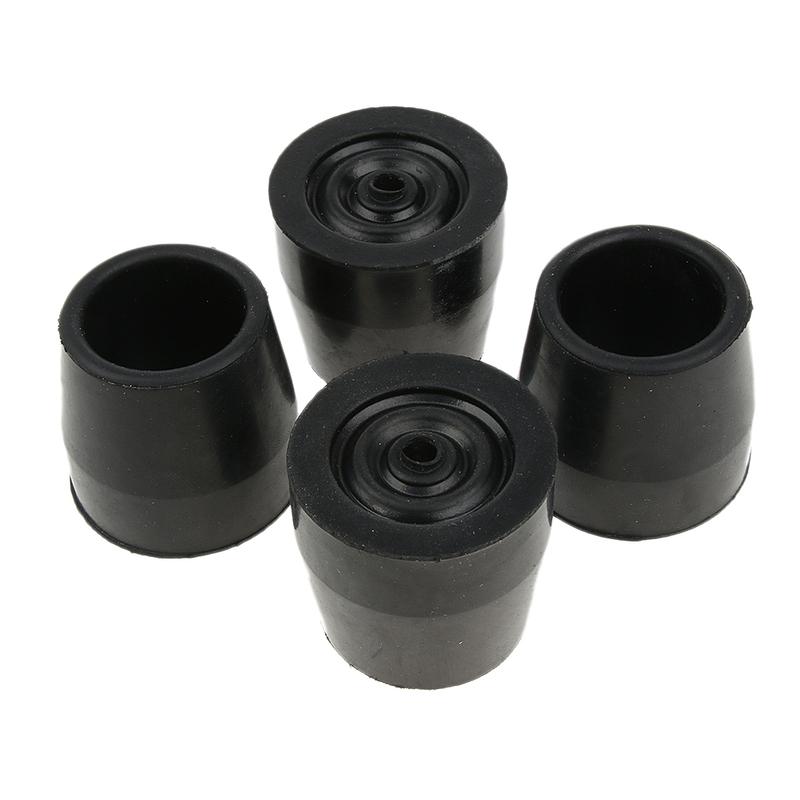 4Pcs/Set Anti-slip Walking Stick Ferrules Cane Crutch Rubber Pad Heavy Duty End Bottoms Protector for Disabled Elder