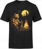 T-shirt Bear With Beer By The Campfire With Bear Chillout Men's Forest Mountains M