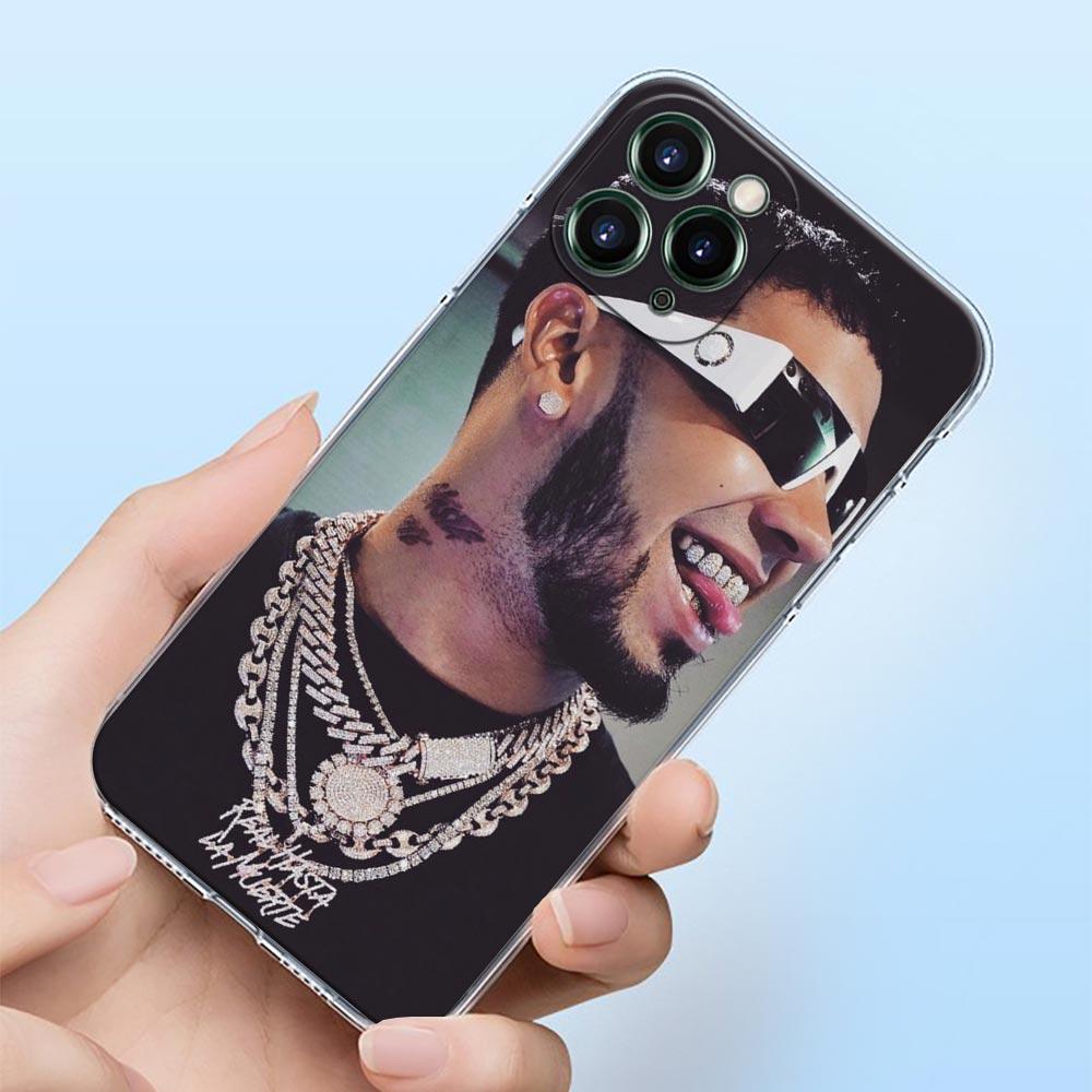 Anuel AA Real Hasta La Muerte Clear Phone Case For iPhone 15 14 13 12 11 Pro Max Mini Cases iPhone 7 8 15 Plus XS Silicone Cover