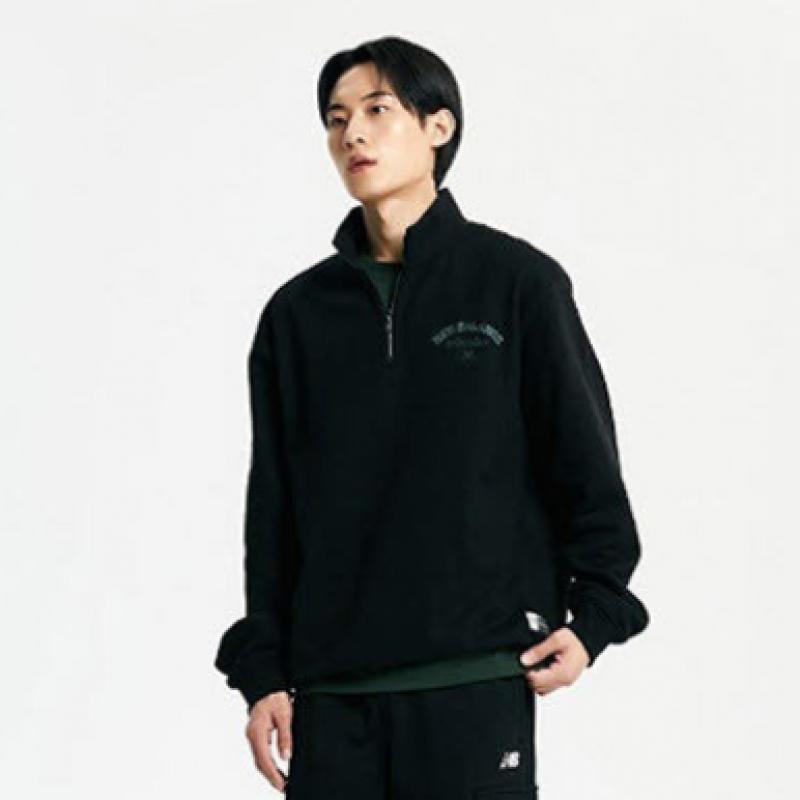 A New bAlAnce Uni Brushed hAlf Zip Up Semi Over sweAtshirt Nbncd41913 19