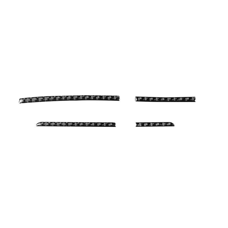 Real Carbon Fiber Car Accessories Center Console Strip Cover Modified Sticker For Honda Accord 8th Gen 2008 2009 2010 2011 2012