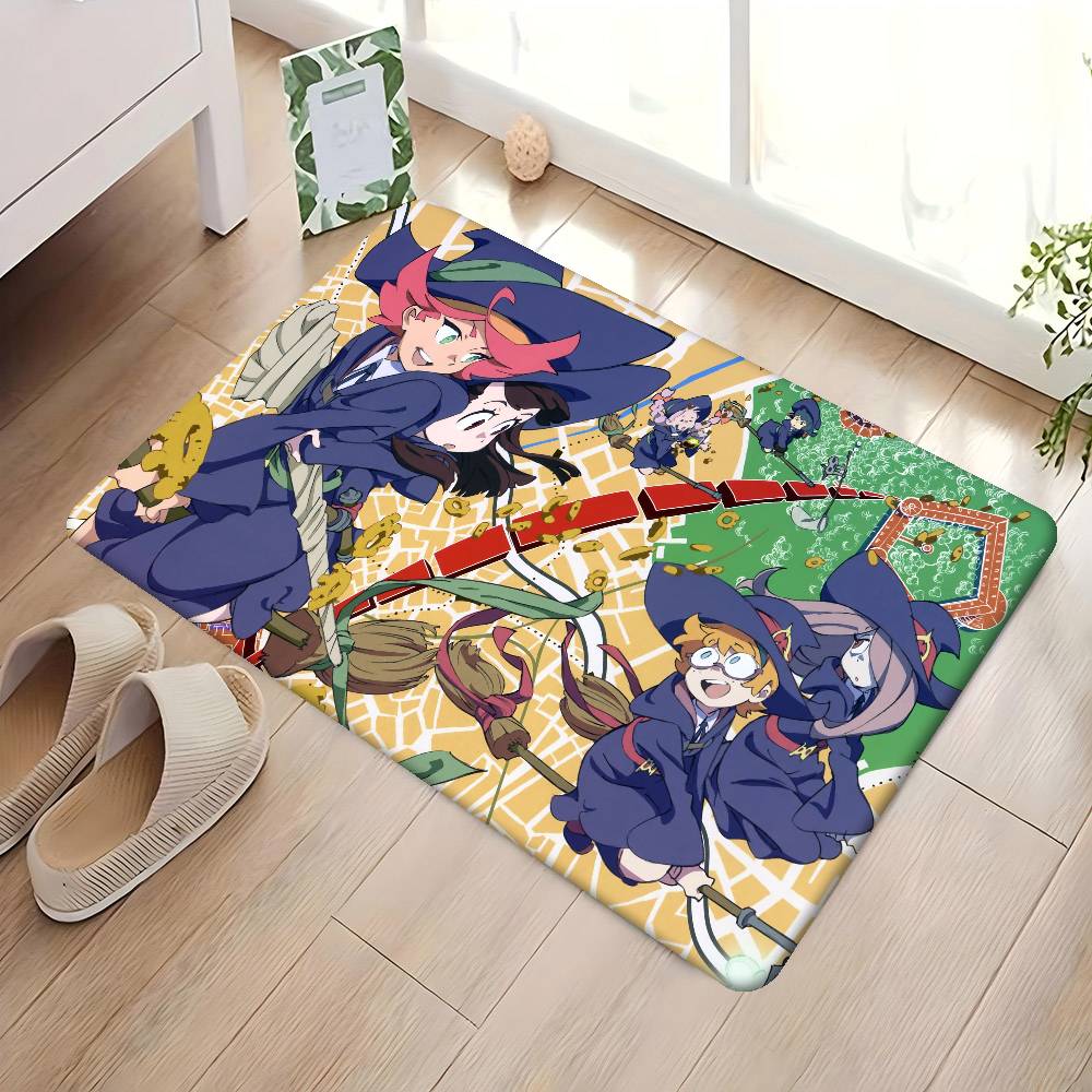 Little Witch Academia Anime Kitchen Mat Anti-slip Modern Living Room Balcony Printed Home Decor 50x80 cm