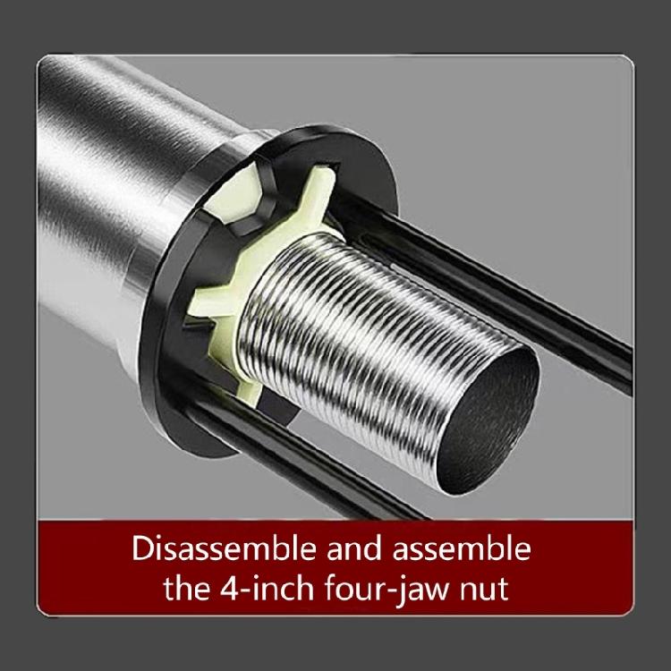 Small 200mm Sink Installer Tool with Multiple Angles Head Strong 2pc Plumbing Tool Fit Most Standard Pipe Connection
